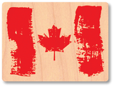 Rustic Canadian Flag