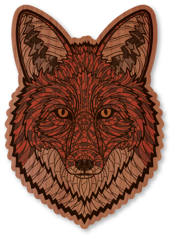 Color Zentangle Fox