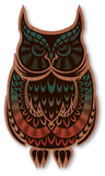 Color Rainbow Owl