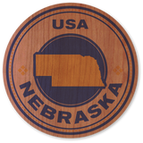 Nebraska Circle Badge