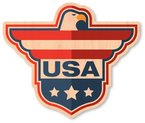 USA Eagle Badge