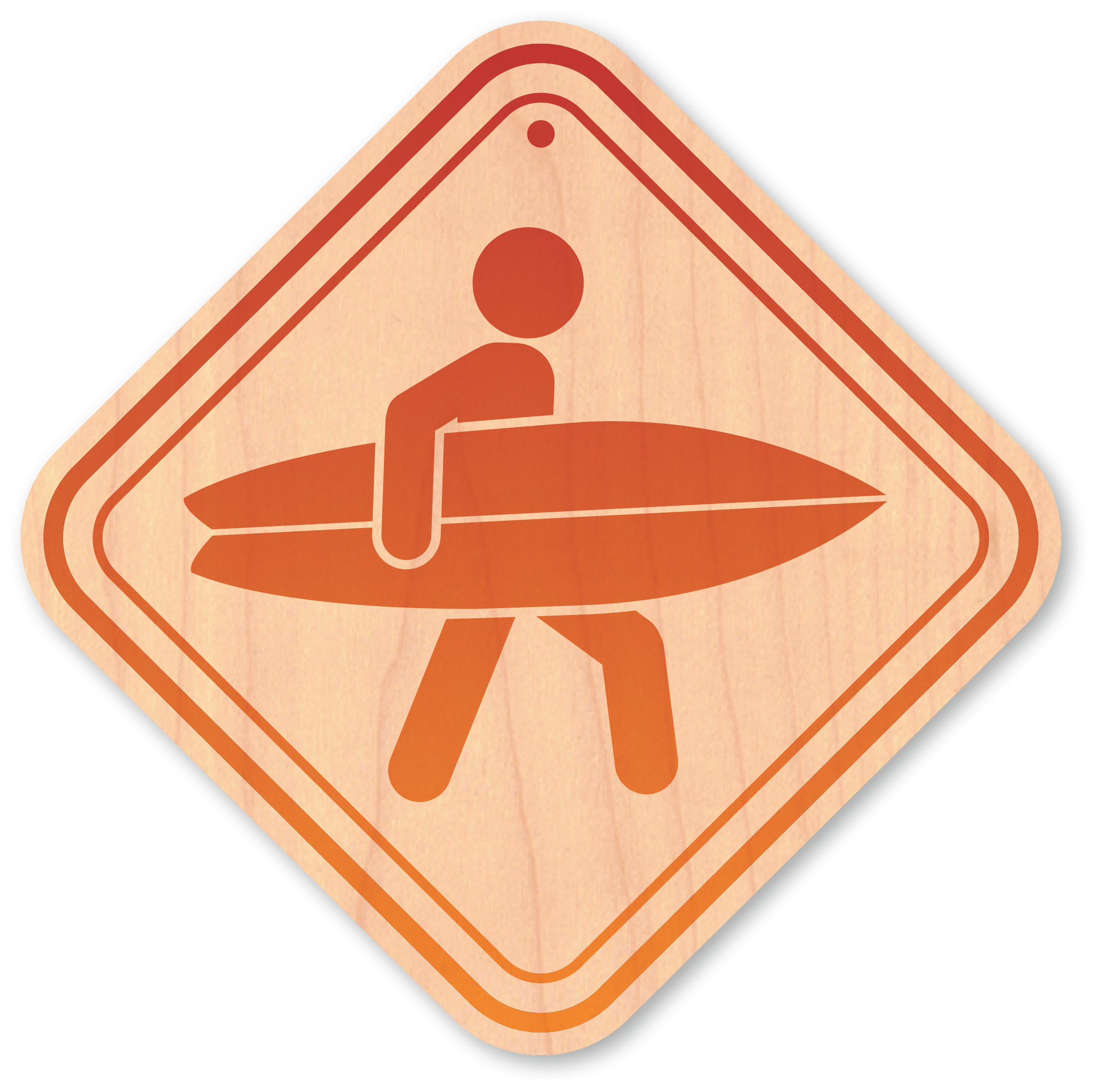 Surfer Crossing