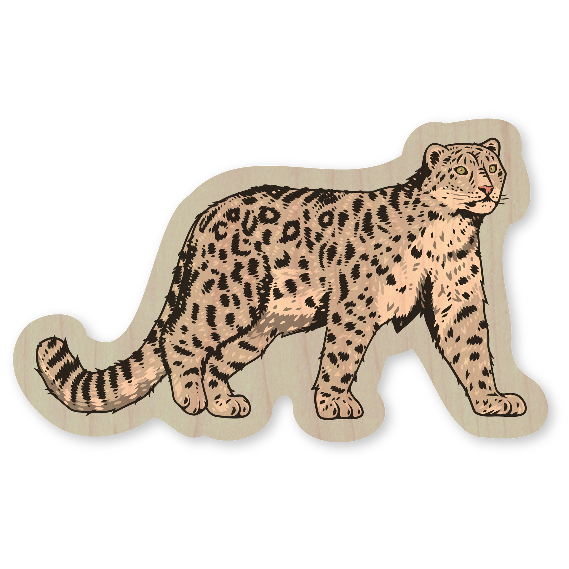 Realistic Snow Leopard