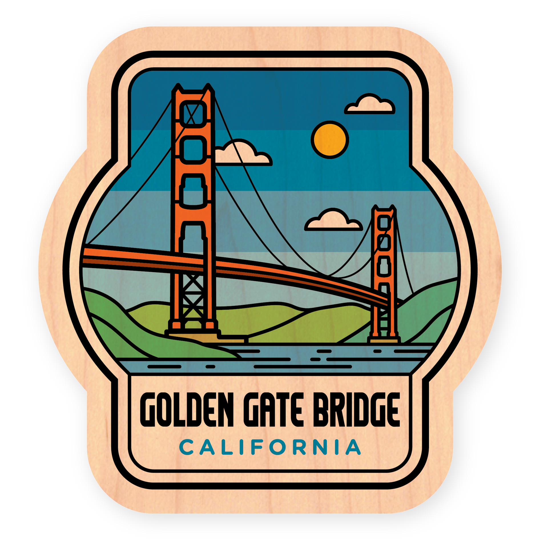 Golden Gate Bridge Badge