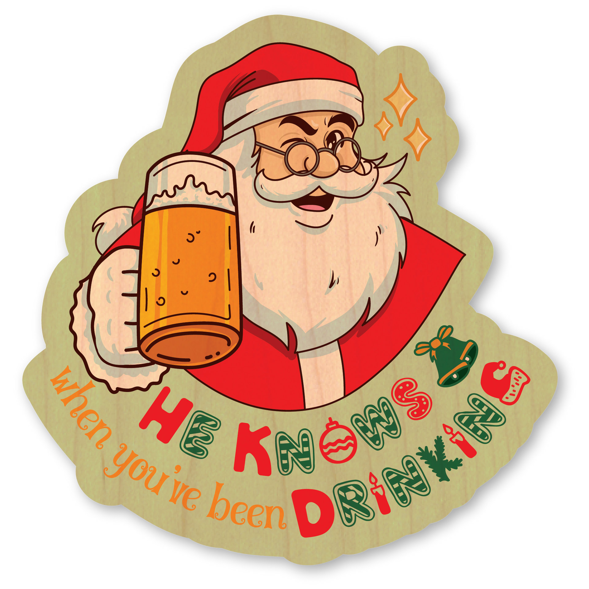 Drinkin' Santa