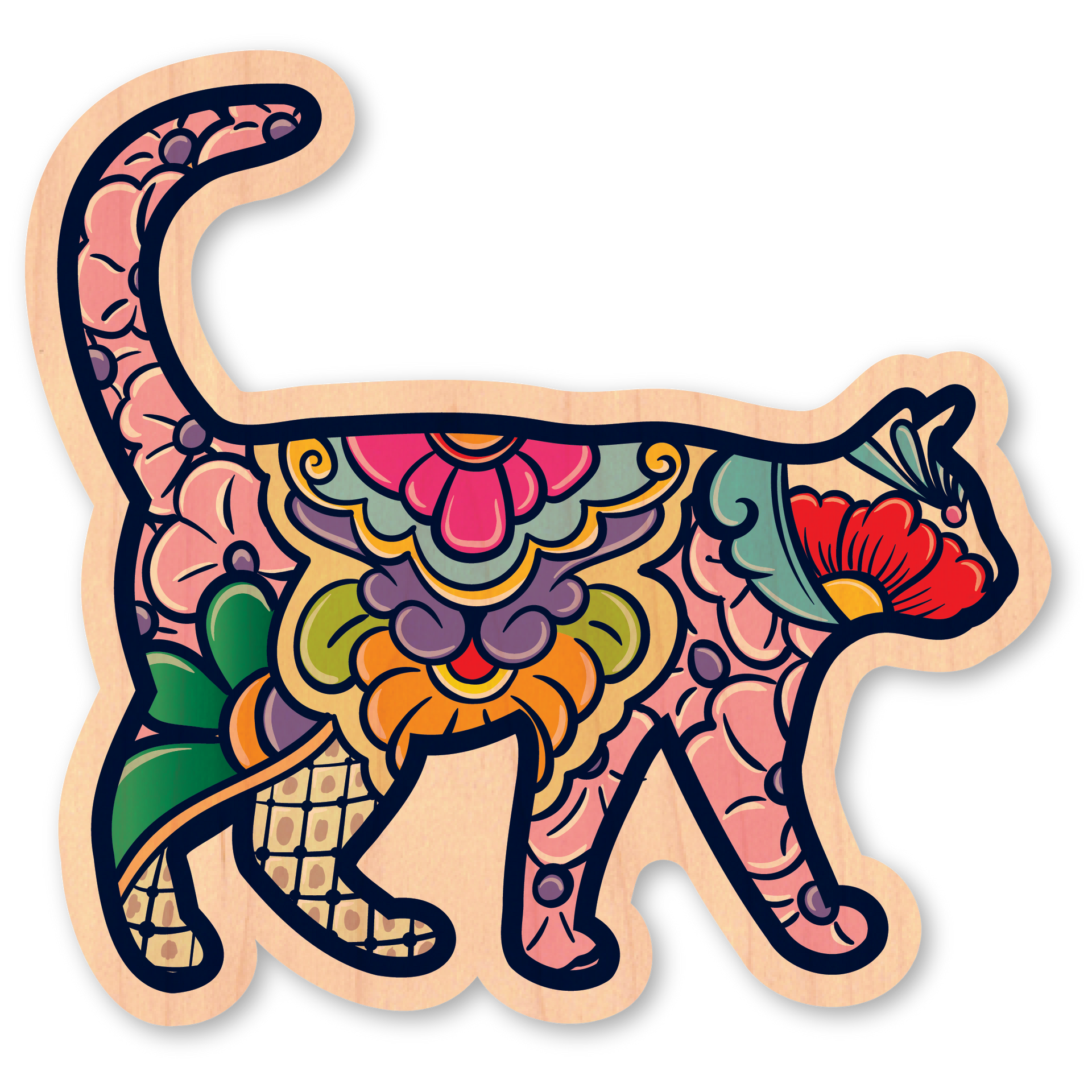 Floral Cat