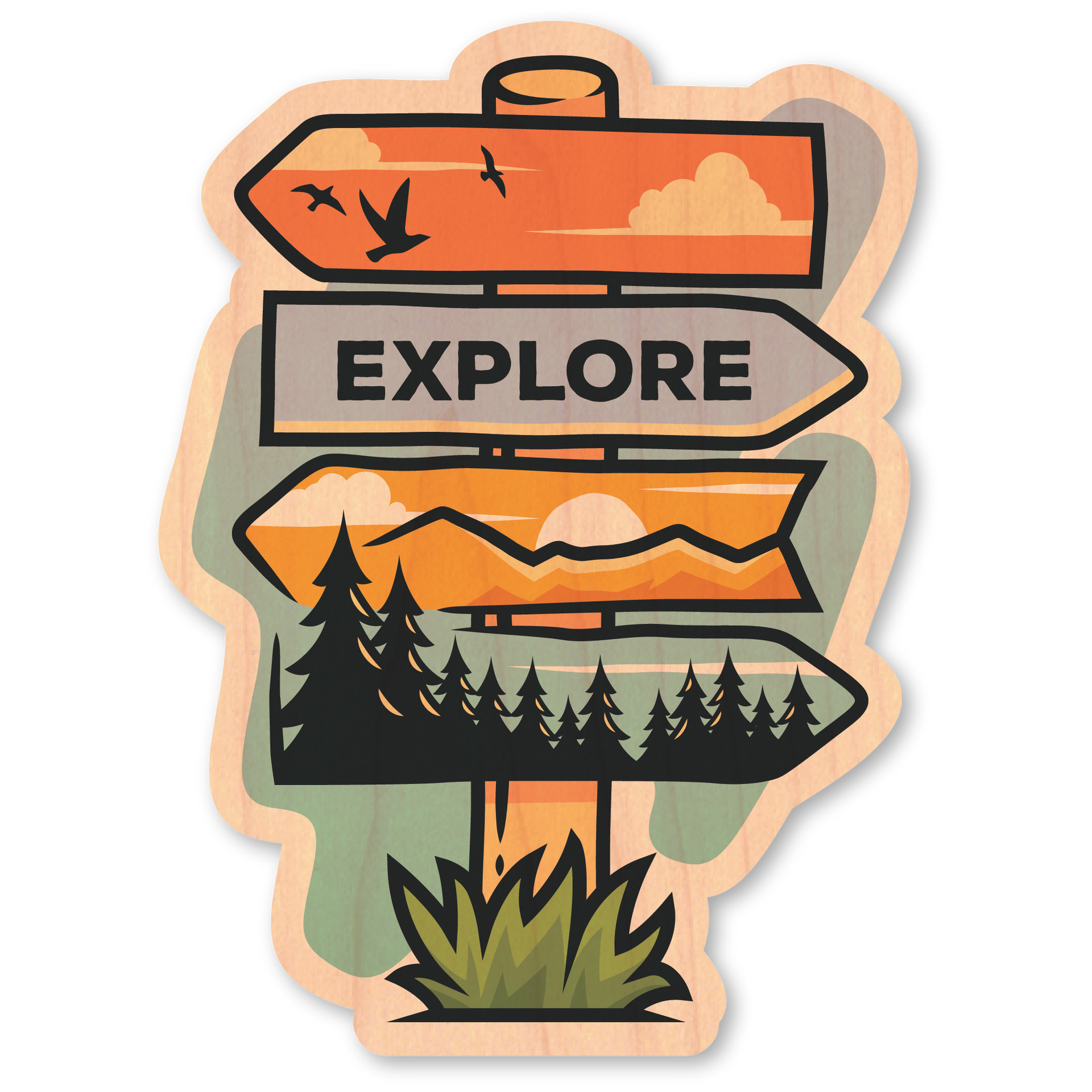 Explore Trail Sign