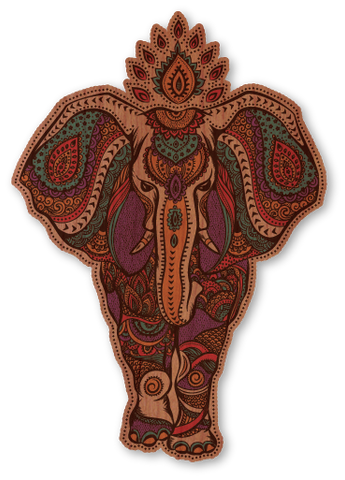Color Intricate Elephant