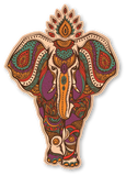 Color Intricate Elephant