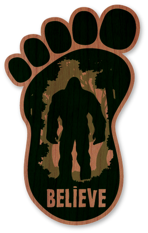 Bigfoot Believe Foot