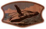 Whale Breaching Badge