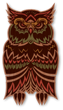 Color Rasta Owl