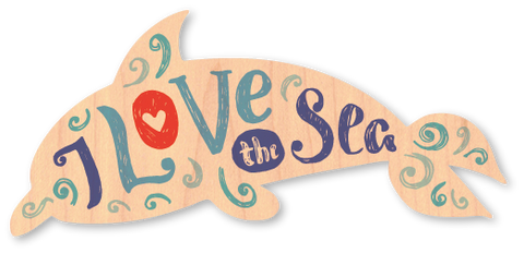 I Love the Sea Dolphin
