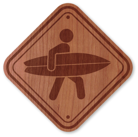 Surfer Crossing