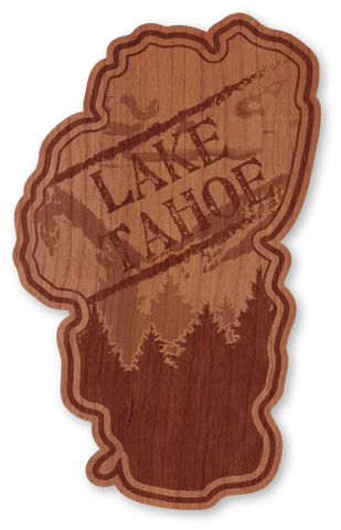 Lake Tahoe Shape Forest