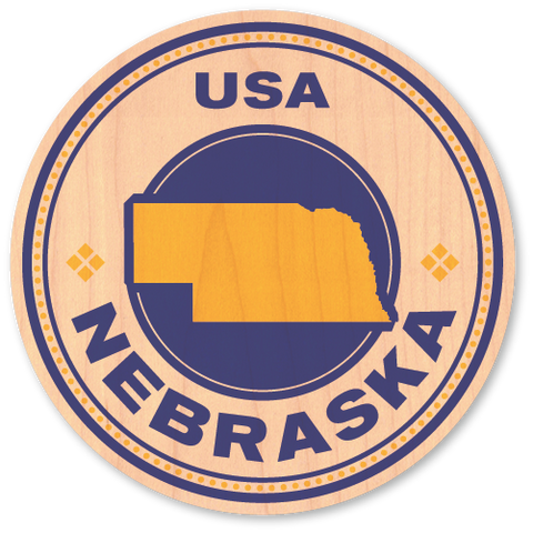 Nebraska Circle Badge