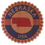 Nebraska Circle Star Badge