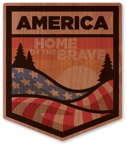 Home of the Brave Badge