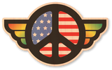 America Peace Flight Pin