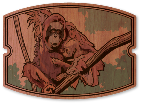 Orangutan Badge