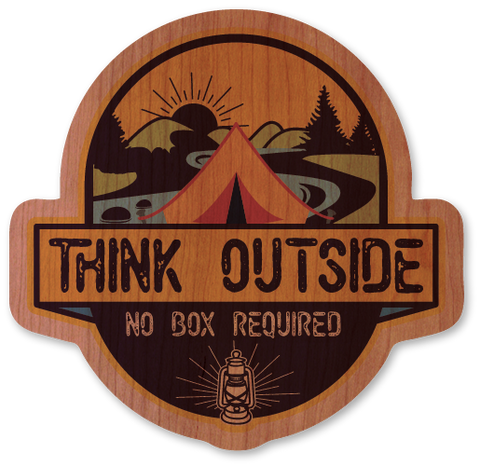 Think Outside Tent Badge