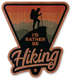 I'd Rather Be Hiking Badge