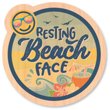 Resting Beach Face Circle