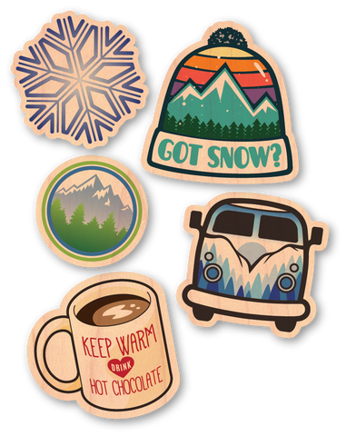 Malwynn - Fun Stickers - Winter Set by Sanook Stickers