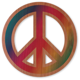 Color Peace Sign